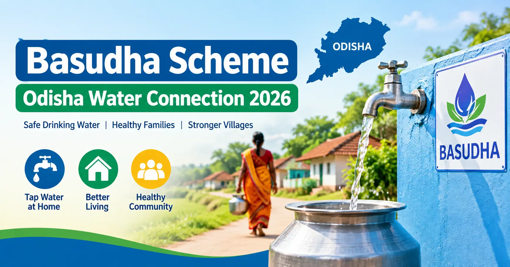 Basudha Scheme Odisha New Water Connection & Latest Update 2026