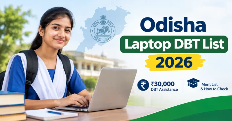 Odisha Free Laptop Distribution List 2026 ₹30,000 Laptop DBT, Merit List and How to Check