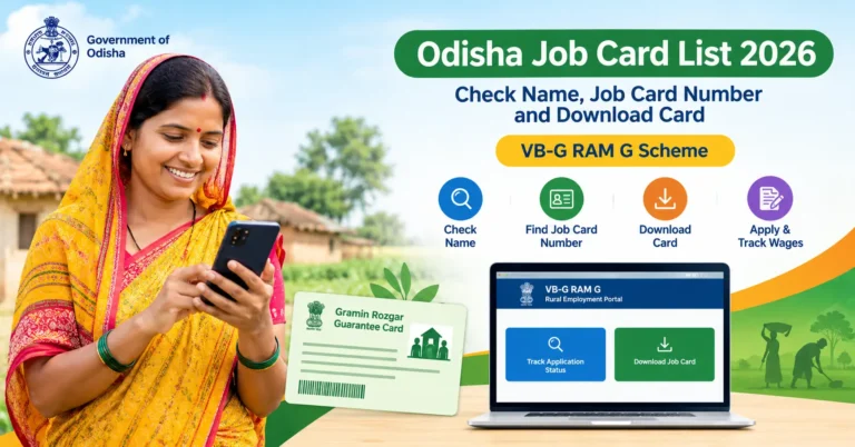 Odisha Job Card List 2026 Check Name, Job Card Number and Download Card