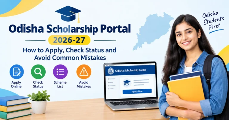 Odisha Scholarship Portal 2026-27 How to Apply, Check Status and Avoid Common Mistakes