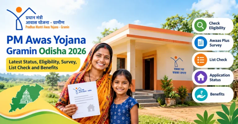 PM Awas Yojana Gramin Odisha 2026 Latest Status, Eligibility, Awaas Plus Survey, List Check and Benefits