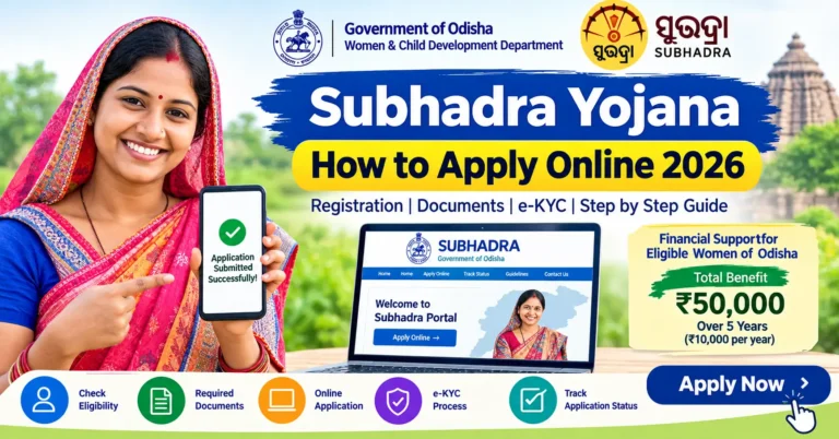 Subhadra Yojana How to Apply Online 2026: Registration, Documents, e-KYC & Application Process
