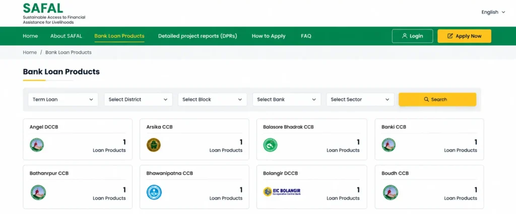 Odisha Safal Portal 2026 Apply for Agricultural Loan, Login & Status Check