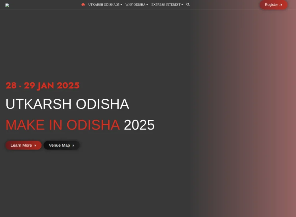 Investment incentive portal of the Odisha government